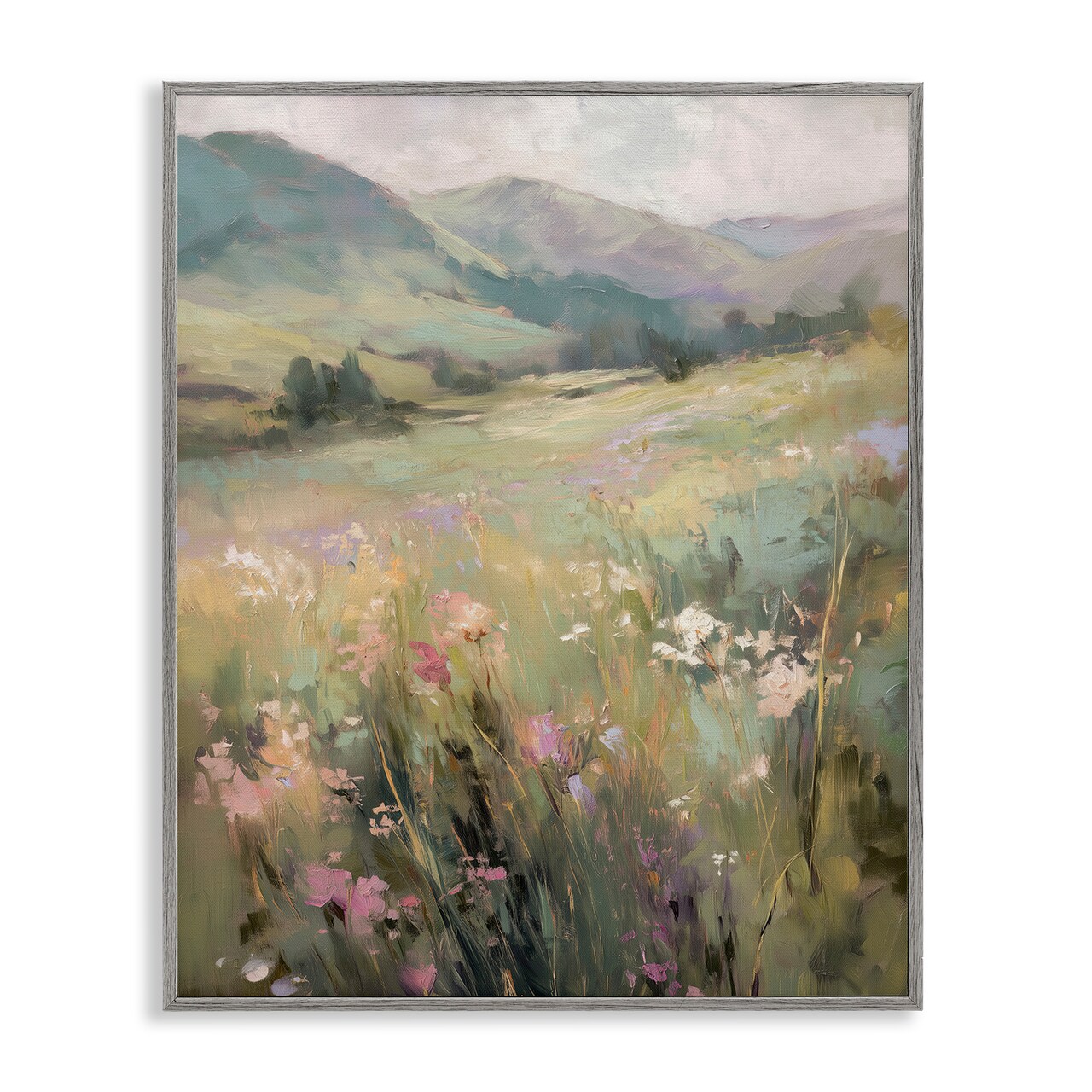 Stupell Industries Sunlit Meadows Landscape Framed Giclee, design by Svetlana Aleynikova